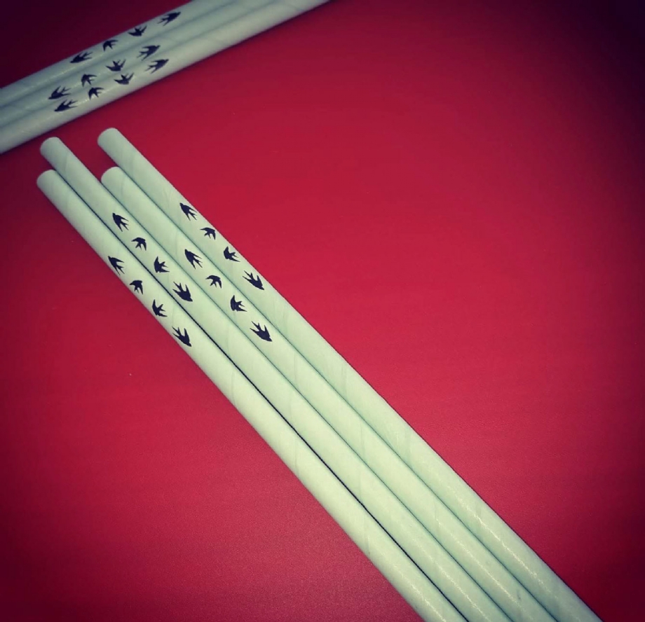 Baskılı Kağıt Pipet